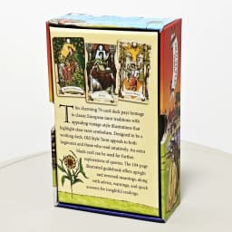 Old Style Tarot Deck Double-sided Embossed 79 Pcs Vintage Illustrations Highlight Clear Symbolism Packed In Rigid Box 12*7cm