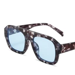 Square Big Size Sunglasses Lady's Popular Retro Suneyeglass Outdoors Sports Riding Goggle Men Sunscreen Vacation UV400 #301309