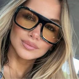 Square Big Size Sunglasses Lady's Popular Retro Suneyeglass Outdoors Sports Riding Goggle Men Sunscreen Vacation UV400 #301309