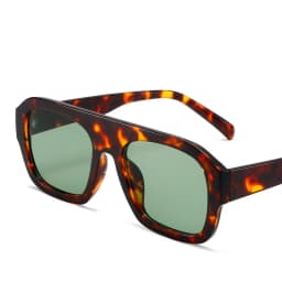 Square Big Size Sunglasses Lady's Popular Retro Suneyeglass Outdoors Sports Riding Goggle Men Sunscreen Vacation UV400 #301309