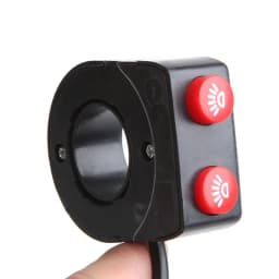 22mm Handlebar Horn and Headlight Combination Button Switch for Motorcycle E-bike Scooter Universal Refit Accessories