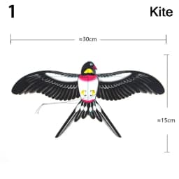 Transparent Garden Outdoor Sports Family Trips Plastic Eagle Kite Large Eagle Kites Kite Line Flying Bird Kites