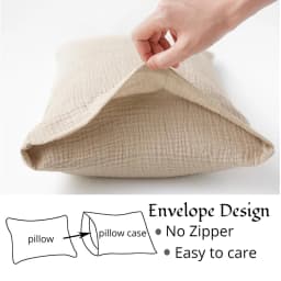 Muslin Toddler Pillowcase 100% Cotton Toddler Pillow Case Cover Soft Breathable Travel Baby Pillow Covers Envelope Closure 2PCS