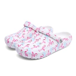 Garden Clogs Comfortable Women's Tie-dye Pattern Clogs, Slip On Lightweight Two-way Wear Clogs, Non-slip Summer Beach Slides 666