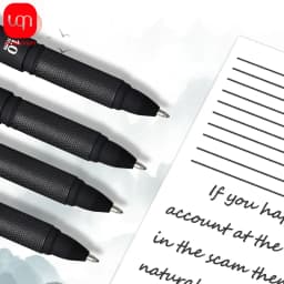 Gel Pen High Capacity Black Ink 1.0mm High Quality Very Good Writing Gel Ink Pen Office And School Gel Pen Supplies