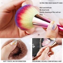 Nail Art Brush Remove Nail Dust Brush Acrylic UV Gel Polish Powder Cleaning Tool Manicure Accessories Beauty Makeup Brushes