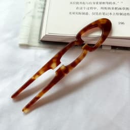 Party Gifts Acetate Hair Bun U-Shaped Fshion Design Bun Acetate Meatball Head Hairclip For Woman Girl Hair Accessories