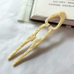 Party Gifts Acetate Hair Bun U-Shaped Fshion Design Bun Acetate Meatball Head Hairclip For Woman Girl Hair Accessories