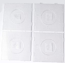 Hama Beads 4pcs 2.6mm  Pegboard Square Multi-Transparent Can Be Used Individually And Also As One Surface One Size 14.5 x 14.5