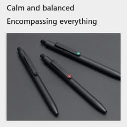 Kaco Midot Gel Pen Luxury Quick Dry 0.5mm Black Signature Stylos With Metal Pen Clip 800M Writing Length Neutral Canetas School