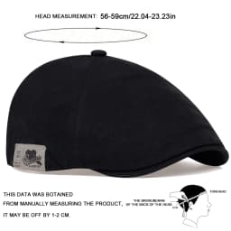 Men Side Letter Sticker Newsboy Caps British Painters Hats Spring and Autumn Adjustable Flat Cap Hip Hop Berets Peaked Cap