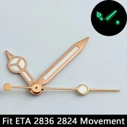 High Quality Watch Hands Blue-Green/Green Luminous Hands Suitable for N H35 NH36/ETA 2836 2824/8205 8215 Movements