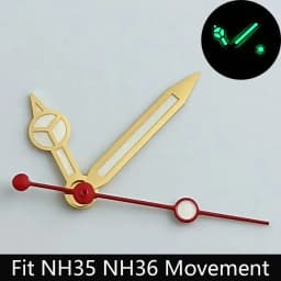 High Quality Watch Hands Blue-Green/Green Luminous Hands Suitable for N H35 NH36/ETA 2836 2824/8205 8215 Movements