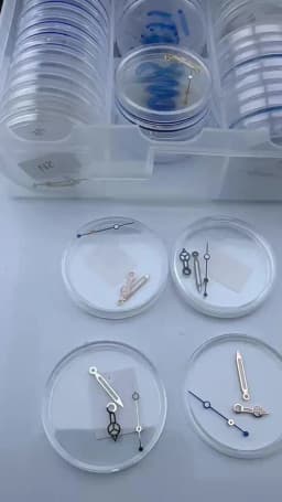 High Quality Watch Hands Blue-Green/Green Luminous Hands Suitable for N H35 NH36/ETA 2836 2824/8205 8215 Movements
