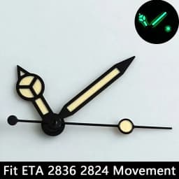 High Quality Watch Hands Blue-Green/Green Luminous Hands Suitable for N H35 NH36/ETA 2836 2824/8205 8215 Movements