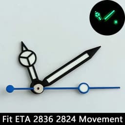 High Quality Watch Hands Blue-Green/Green Luminous Hands Suitable for N H35 NH36/ETA 2836 2824/8205 8215 Movements