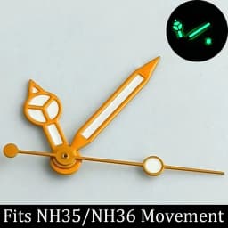 High Quality Watch Hands Blue-Green/Green Luminous Hands Suitable for N H35 NH36/ETA 2836 2824/8205 8215 Movements