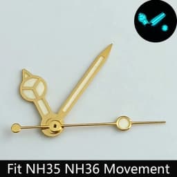 High Quality Watch Hands Blue-Green/Green Luminous Hands Suitable for N H35 NH36/ETA 2836 2824/8205 8215 Movements