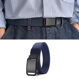 New Automatic Buckle Belt, Canvas Tactical Workwear Casual Outdoor Military Training Pants Belt For Men