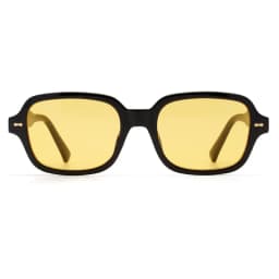 OEC CPO Fashion Unisex Square Sunglasses Men Women Fashion Small Frame Yellow Sunglasses Female Retro Rivet Glasses UV400 O403