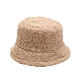 Fashion Lamb Faux Fur Bucket Hat Winter Warm Teddy Velvet Caps for Women Lady Outdoor Panama Fisherman Hat Skullies & Beanies