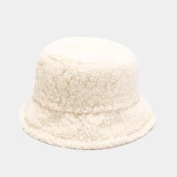 Fashion Lamb Faux Fur Bucket Hat Winter Warm Teddy Velvet Caps for Women Lady Outdoor Panama Fisherman Hat Skullies & Beanies