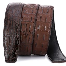 MYMC 3.5cm Men Two Layer Cowhide Belt without Buckle for Automatic Buckle DIY Belt Universal Belts WaistBand Textil Printing