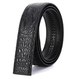 MYMC 3.5cm Men Two Layer Cowhide Belt without Buckle for Automatic Buckle DIY Belt Universal Belts WaistBand Textil Printing