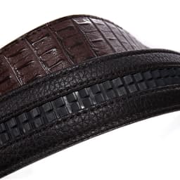 MYMC 3.5cm Men Two Layer Cowhide Belt without Buckle for Automatic Buckle DIY Belt Universal Belts WaistBand Textil Printing