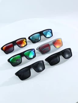 Fashion Vintage Square Polarized Sunglasses Men Women Driving Fishing Luxury Brand Designer Sun Glasses Driver's Eyewear UV400