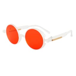 Classic Gothic Steampunk Sunglasses Luxury Brand Designer High Quality Men and Women Retro Round Pc Frame Sunglasses for Male