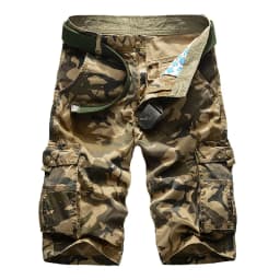No Belt Camouflage Camo Cargo Shorts Men 2026 New Mens Casual Shorts Male Loose Work Shorts Man Military Short Pants Plus Size