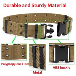 Wide Army Belt Tactical Military Nylon Waist Belts Quick Release Hunting Training Strong Metal BuckleOutdoor Sports Waistband