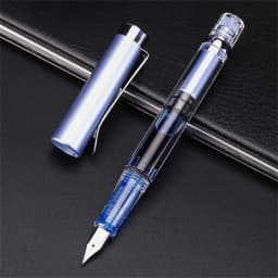 Student Office Business 0.38mm Transparent EF Nib Piston Fountain Pen Ink Pens Fountain Pen Writing Pen