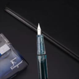 Student Office Business 0.38mm Transparent EF Nib Piston Fountain Pen Ink Pens Fountain Pen Writing Pen