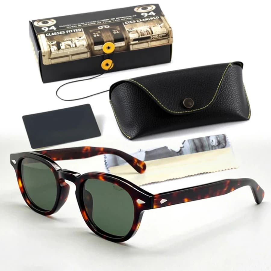 Polarized Sunglasses Men Lemtosh Johnny Depp Brand Sun Glasses Lens Woman Luxury Vintage Acetate Driver's Shade