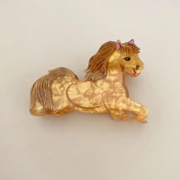 1/2pcs Brown Autumn Animal Series Hair Grab Acrylic Gripper Sweet Back Hair Clip Super Cute Hairpin Shark Clip