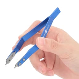 Spring Tweezers V Shape Metal Spring Tweezers Watch Band Removing Watch Repairing Tool (Blue) Watch Repairing Tool