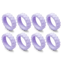 8PCS/Set Suitcase Parts Axles Travel Luggage Caster Shoes Silicone with Silent Sound Luggage Wheels Protector Reduce Noise