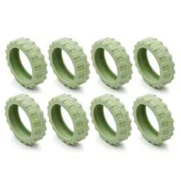 8PCS/Set Suitcase Parts Axles Travel Luggage Caster Shoes Silicone with Silent Sound Luggage Wheels Protector Reduce Noise
