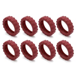 8PCS/Set Suitcase Parts Axles Travel Luggage Caster Shoes Silicone with Silent Sound Luggage Wheels Protector Reduce Noise