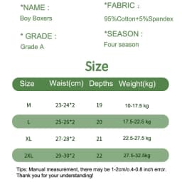 Multipack Dinosaur Pattern Athflow Style Boys Boxer Briefs Cotton Kids Boxers Breathable Children Underwear For 3-12 Years Old
