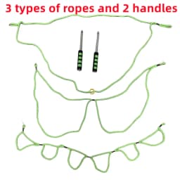 Giant Bubble Blowing Prop Large Size Adjustable Outdoor 1 2 6 Hole Bubble Rope Double Rod Magic Soap Bubble Performance Toy