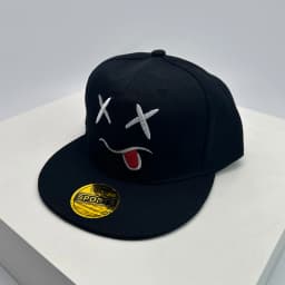 New Unisex Smiling Face Expression Embroidery Baseball Hats Breathable Hip Hop Sunshade Funny Peaked Caps Versatile Fashion Ins