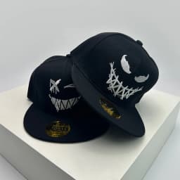 New Unisex Smiling Face Expression Embroidery Baseball Hats Breathable Hip Hop Sunshade Funny Peaked Caps Versatile Fashion Ins