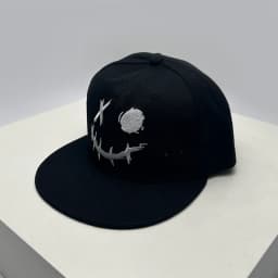 New Unisex Smiling Face Expression Embroidery Baseball Hats Breathable Hip Hop Sunshade Funny Peaked Caps Versatile Fashion Ins