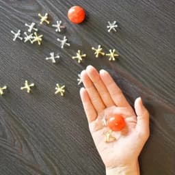 Classic Mini Metal Jack Game Set With Bouncy Ball - Perfect For Family Fun, Party Favors & Gifts | Zinc Alloy, Ages 14+