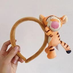 Disney Cartoon Winnie the Pooh Headband Girls Suelly Plush Ears Hair Bands Baby Eeyore Headwear Kid Fall Winter Hair Accessories