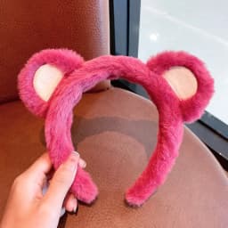 Disney Cartoon Winnie the Pooh Headband Girls Suelly Plush Ears Hair Bands Baby Eeyore Headwear Kid Fall Winter Hair Accessories