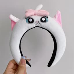 Disney Cartoon Winnie the Pooh Headband Girls Suelly Plush Ears Hair Bands Baby Eeyore Headwear Kid Fall Winter Hair Accessories